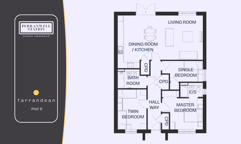 Perranwell Station HTC Plot 6 Floorplan - Tarrande