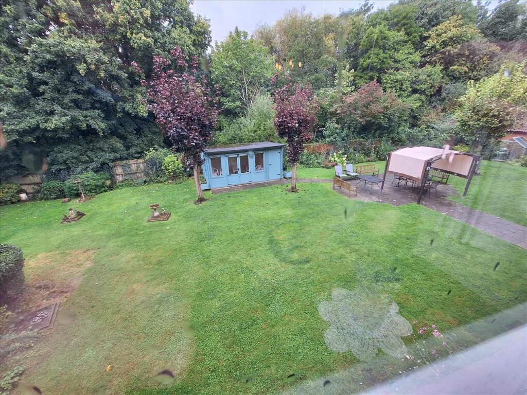 View from bay window