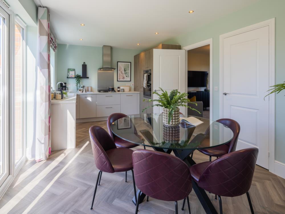 Kitchen / dining of the Shrewsbury, a 4 bedroom house