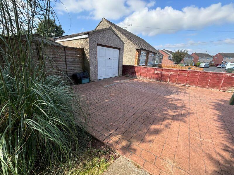 Driveway and garage