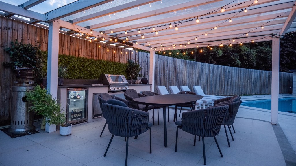 Outside seating area