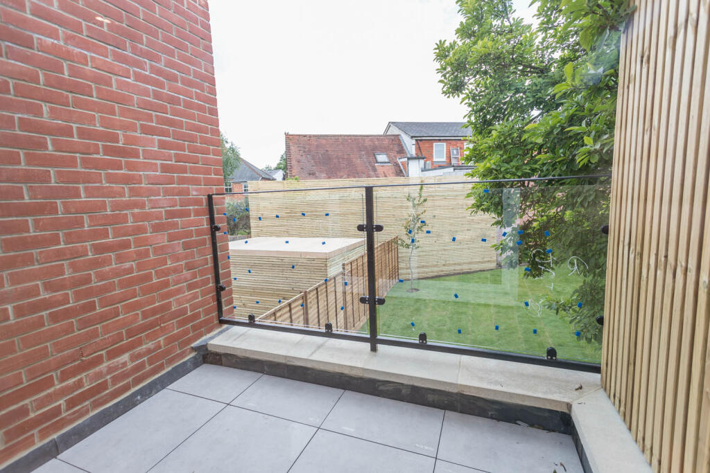 Southerly aspect Balcony