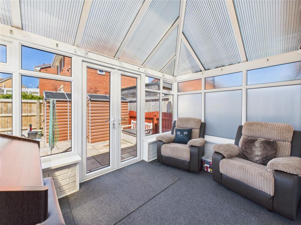 Upvc conservatory: