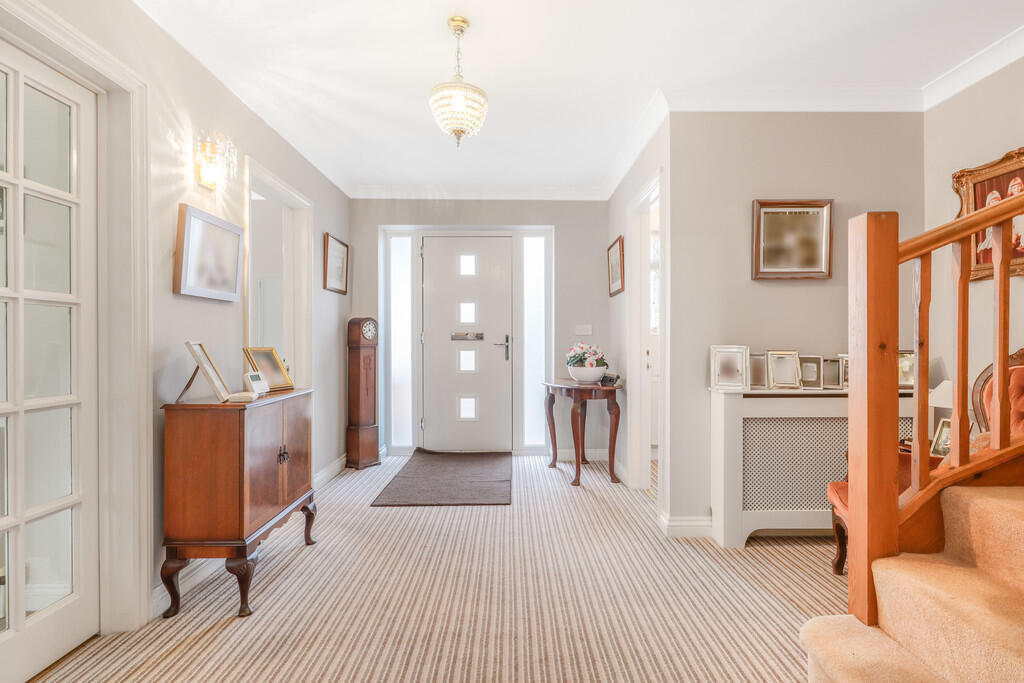 Hallway and front...
