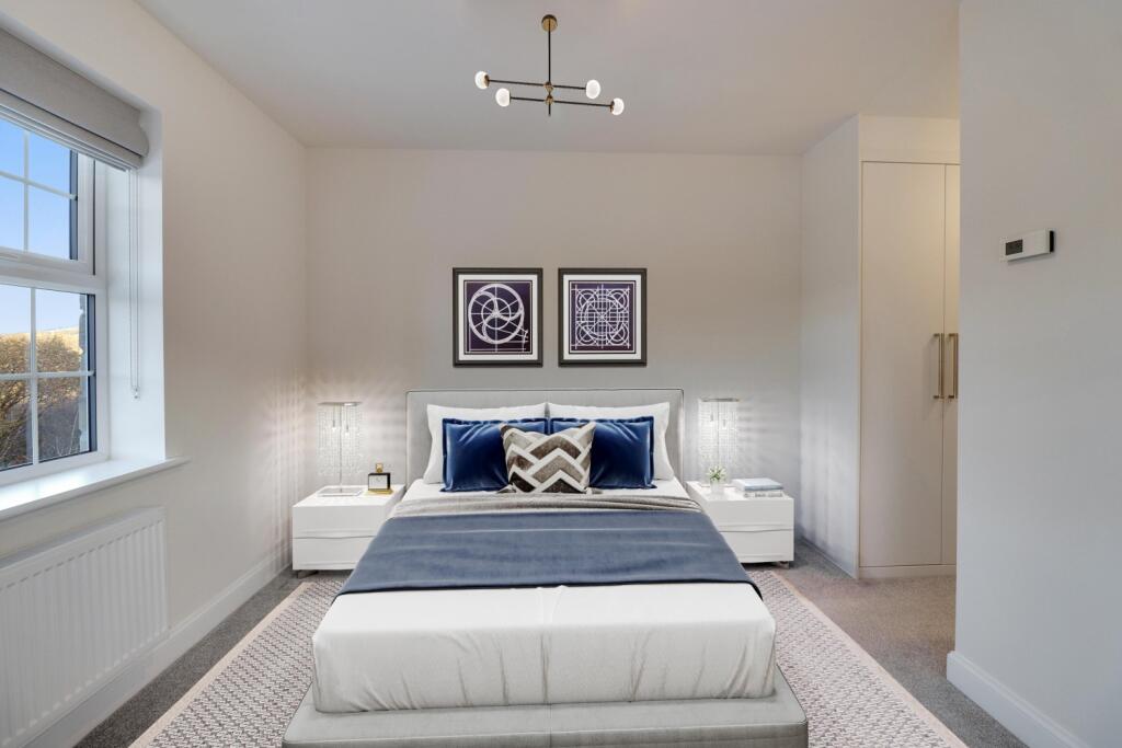 Bedroom 1 digitally staged