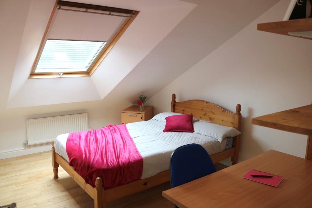 A top floor bedroom