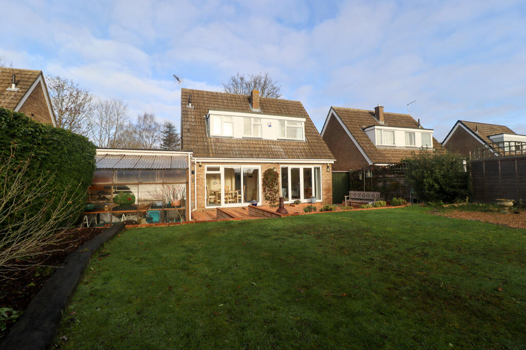 Rear of house