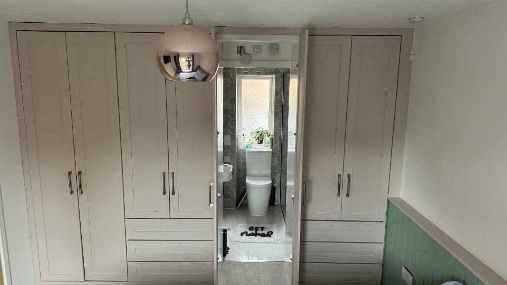 Hidden doors to ensuite