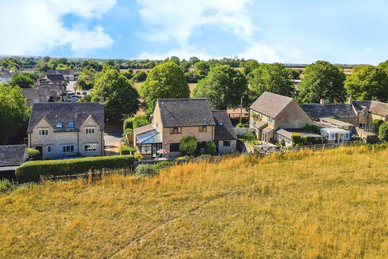 Aerial view from rear