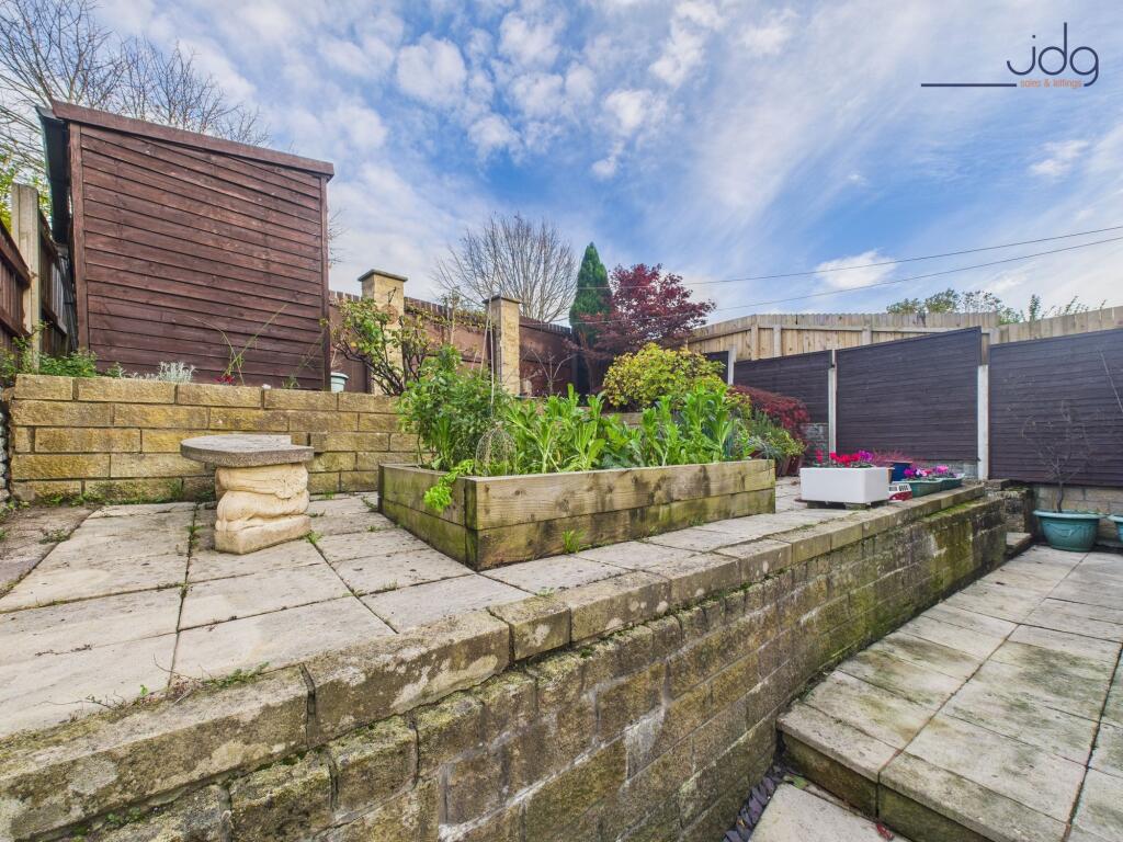 Northwest facing tiered garden