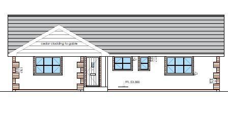 Front elevation plots 2 &amp; 3