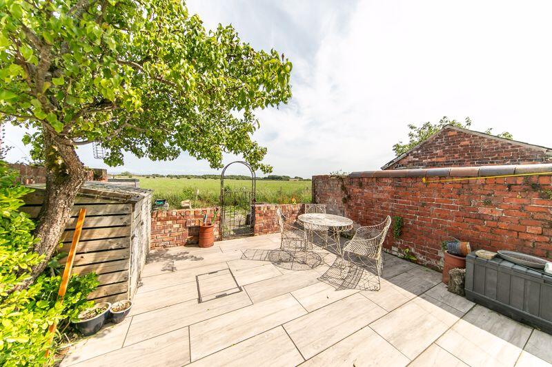 Garden rear and open aspect