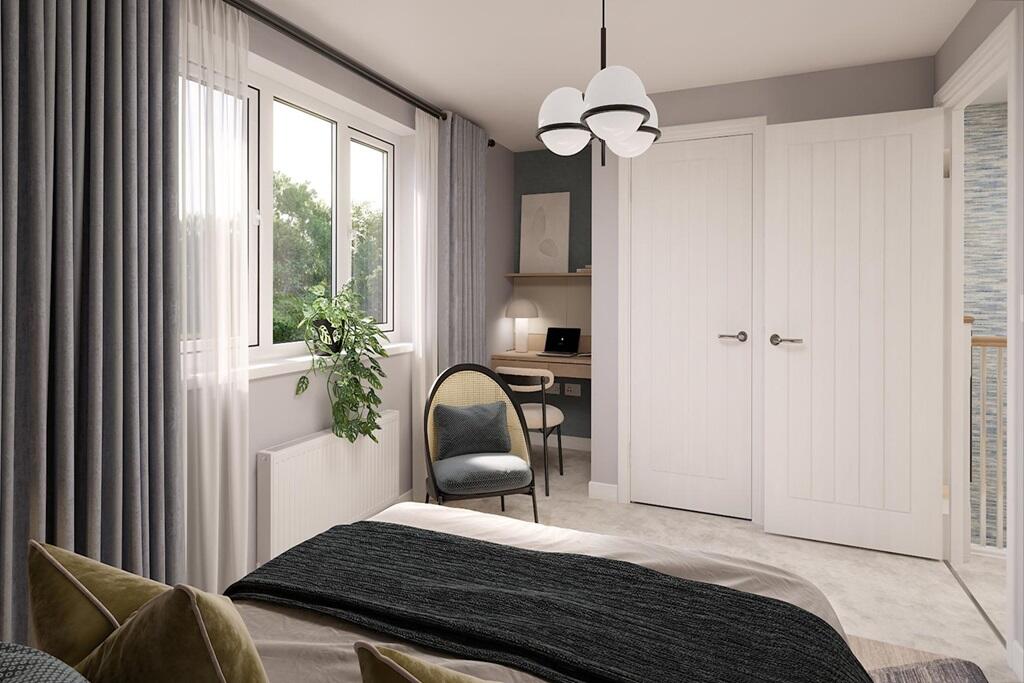 Bedroom 2 could be used for guests