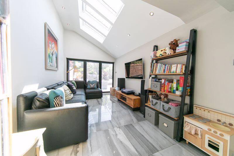 Open plan living area