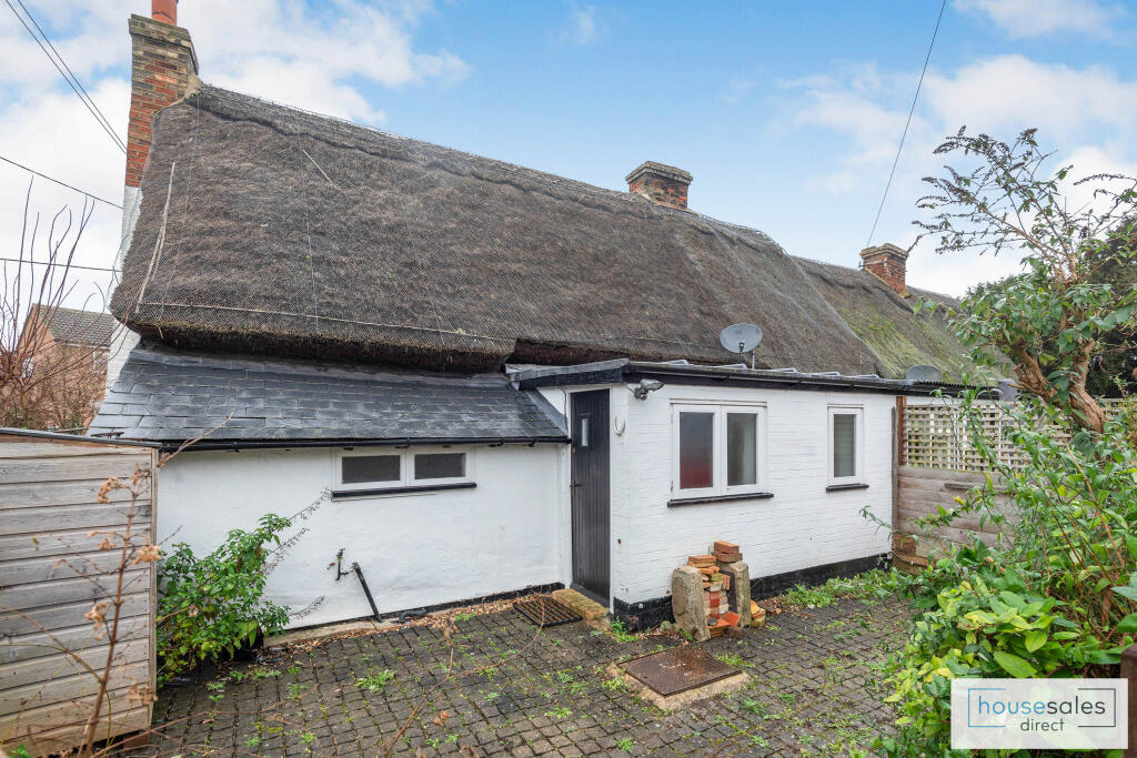 Rear of property