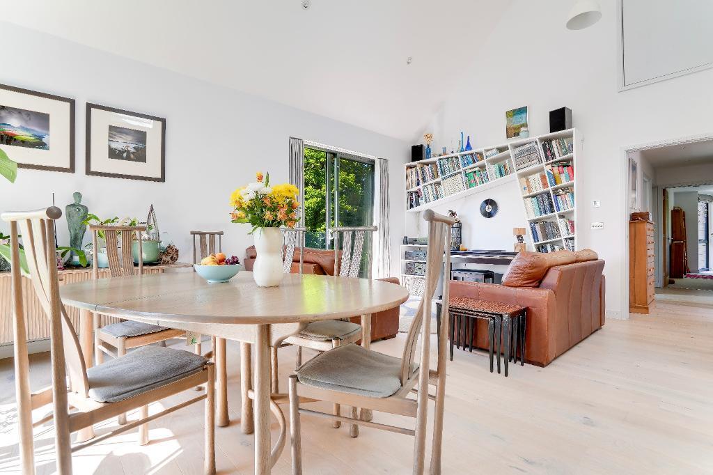 Living area with dining