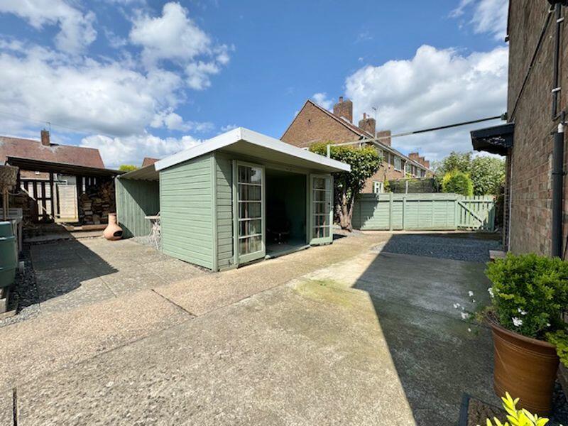 Side garden and  driveway