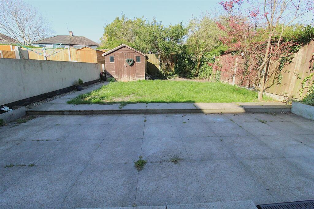 West Facing Rear Garden