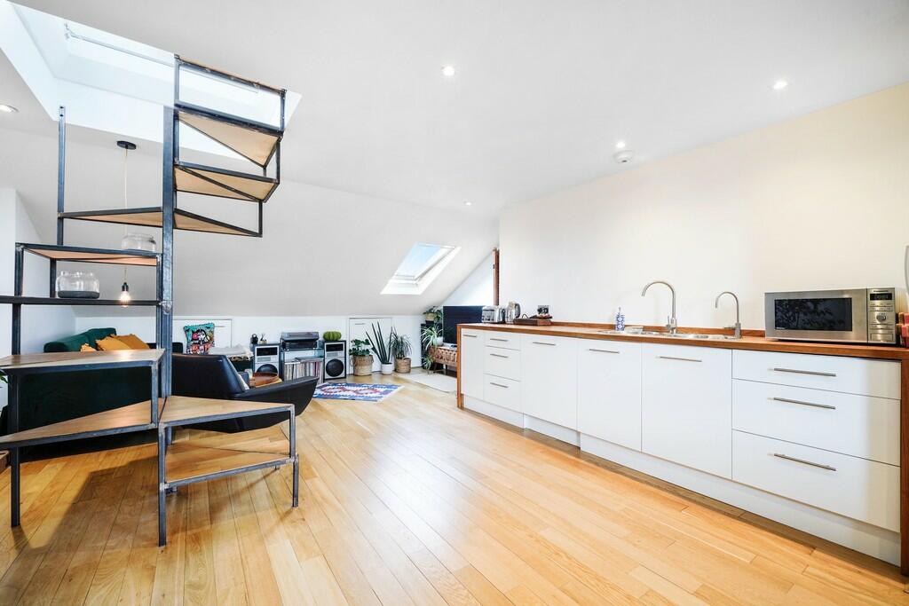 Open plan kitchen...