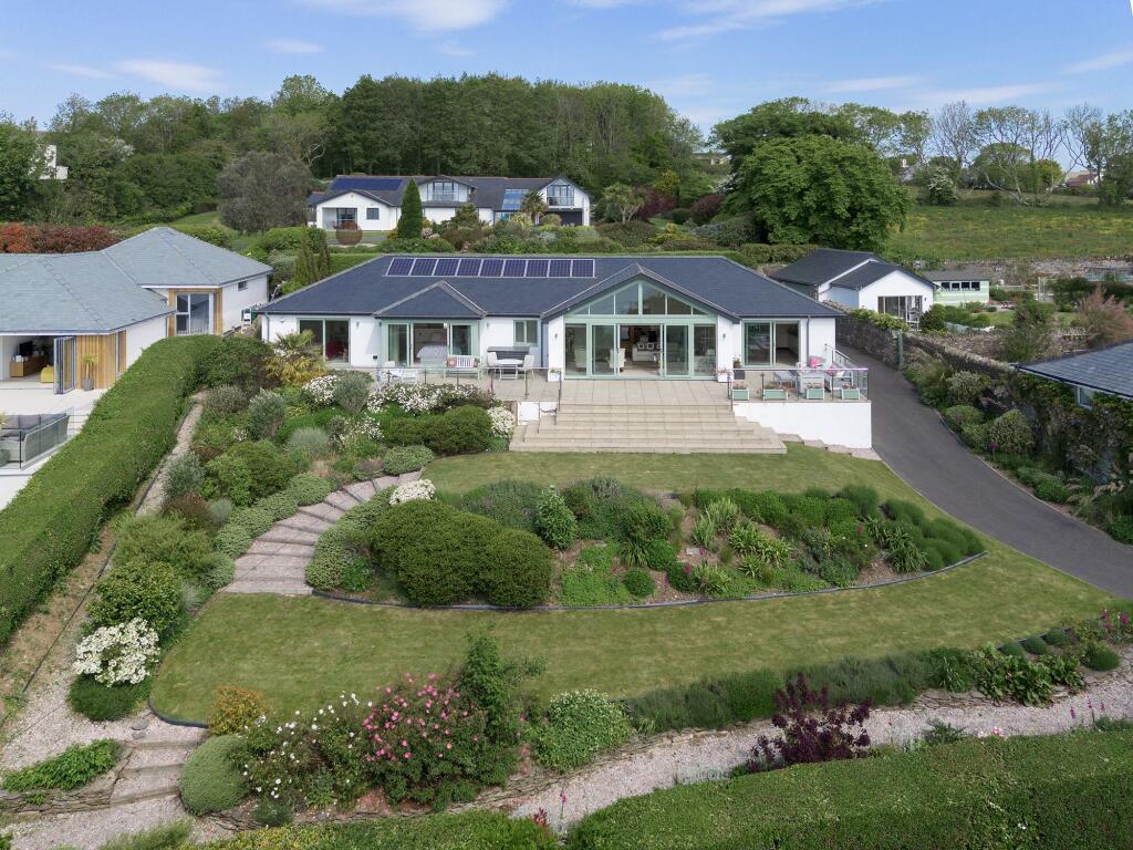 New Strete Lodge, Strete, Dartmouth Drone Front
