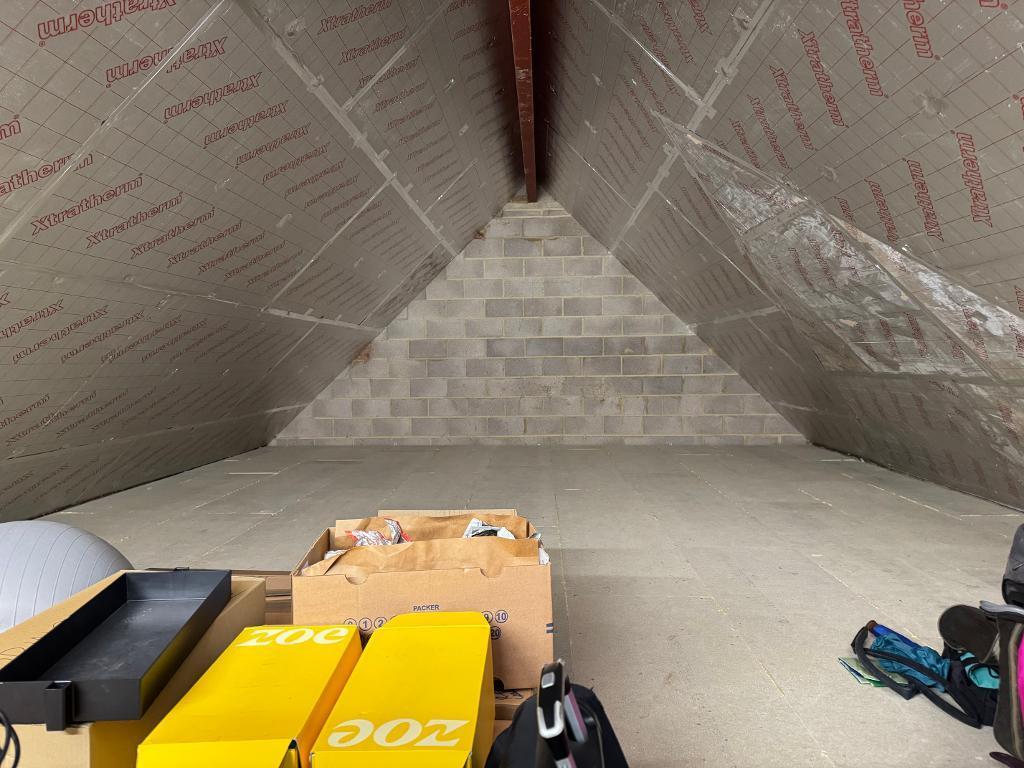 Huge loft space, boarded and insulated