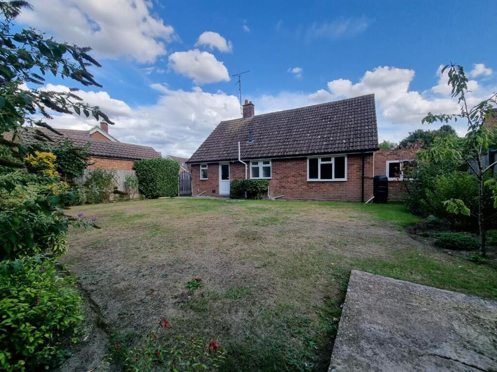 Rear of bungalow