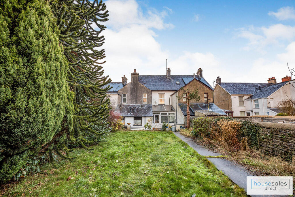 Rear of property