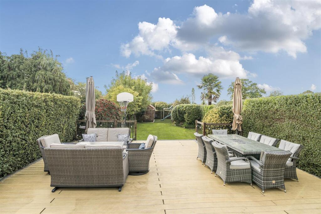 Decked Seating Area