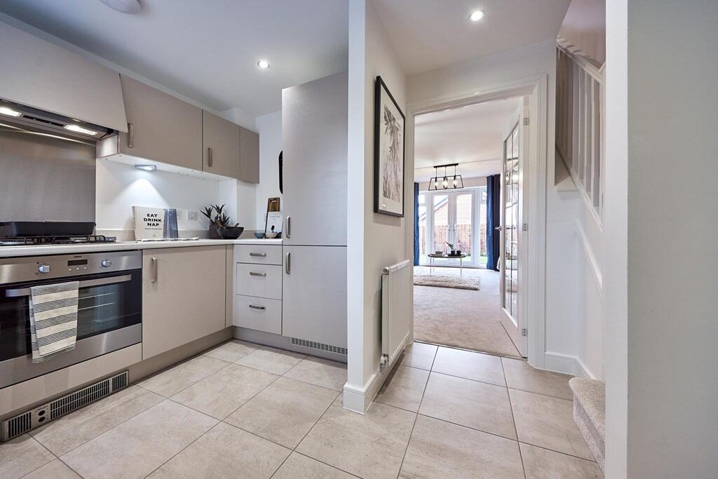 Separate, stylish space to cook