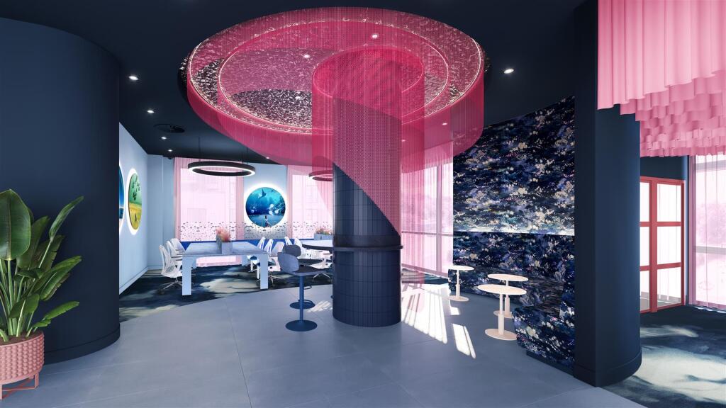 Coworking space CGI