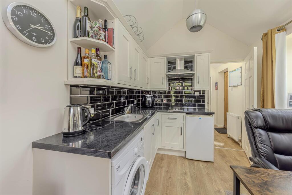 Living Area and Kitchen