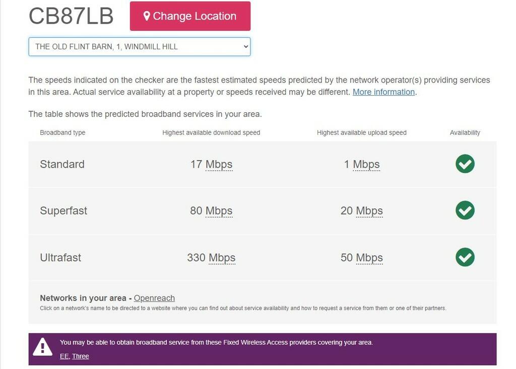 broadband speed