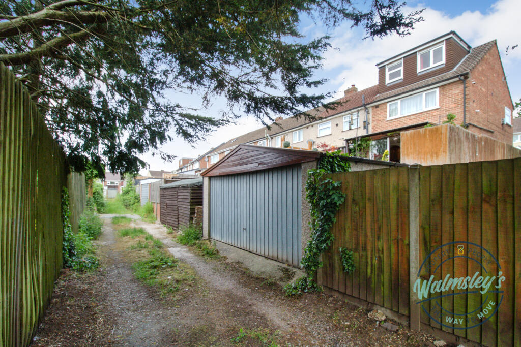 Rear elevation and garage