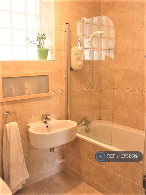 Bathroom, The Bath Now Replaced By a Shower