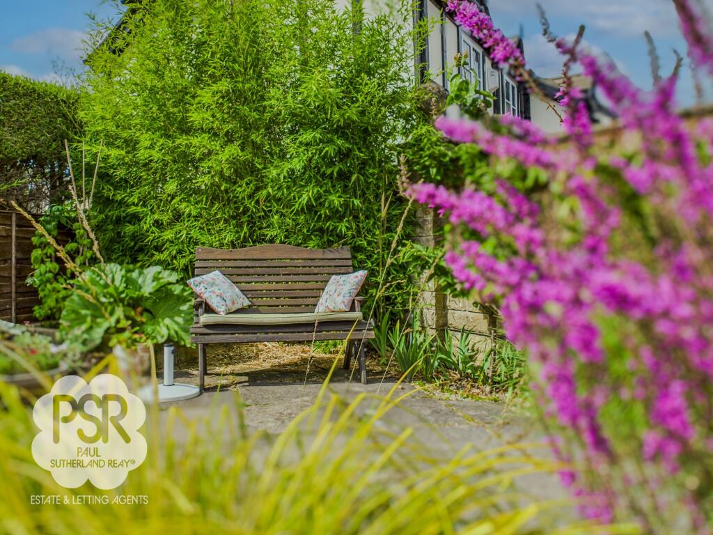 Rear Garden - Sun-Spot Seating Area