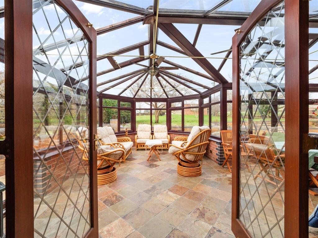 sitting room to conservatory