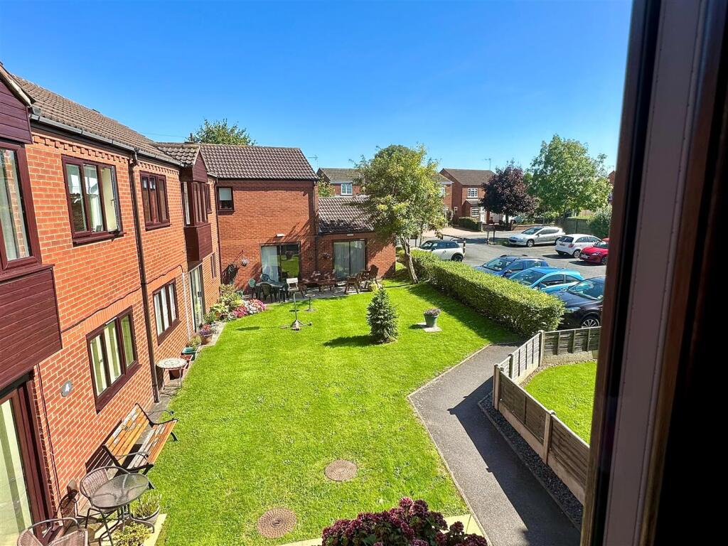view from communal staircase