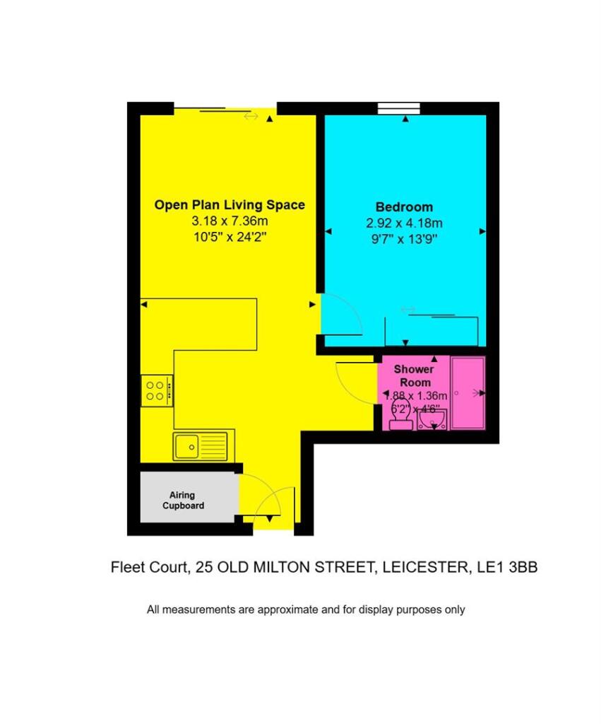 Front Appt Fleet Court, 25 OLD MILTON STREET,LEICE