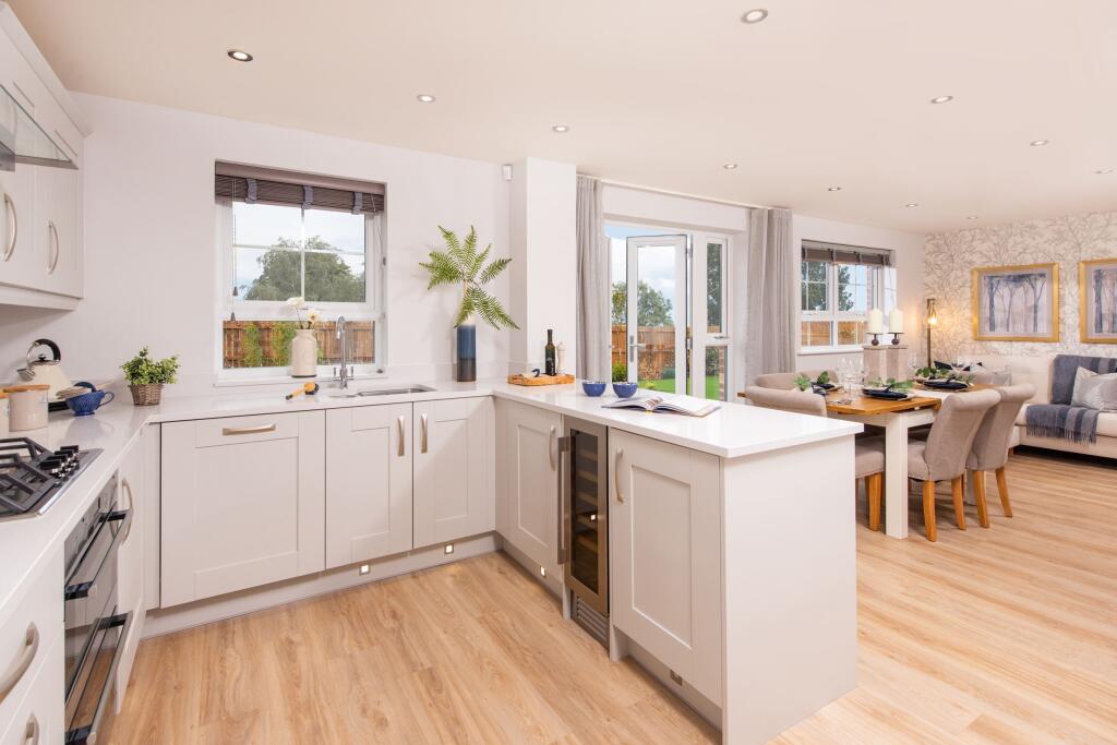 Inside view Radleigh kitchen diner 4 bedroom detached home