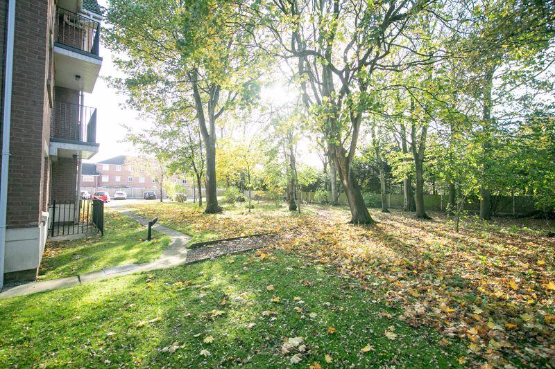 Beautifully maintained communal gardens