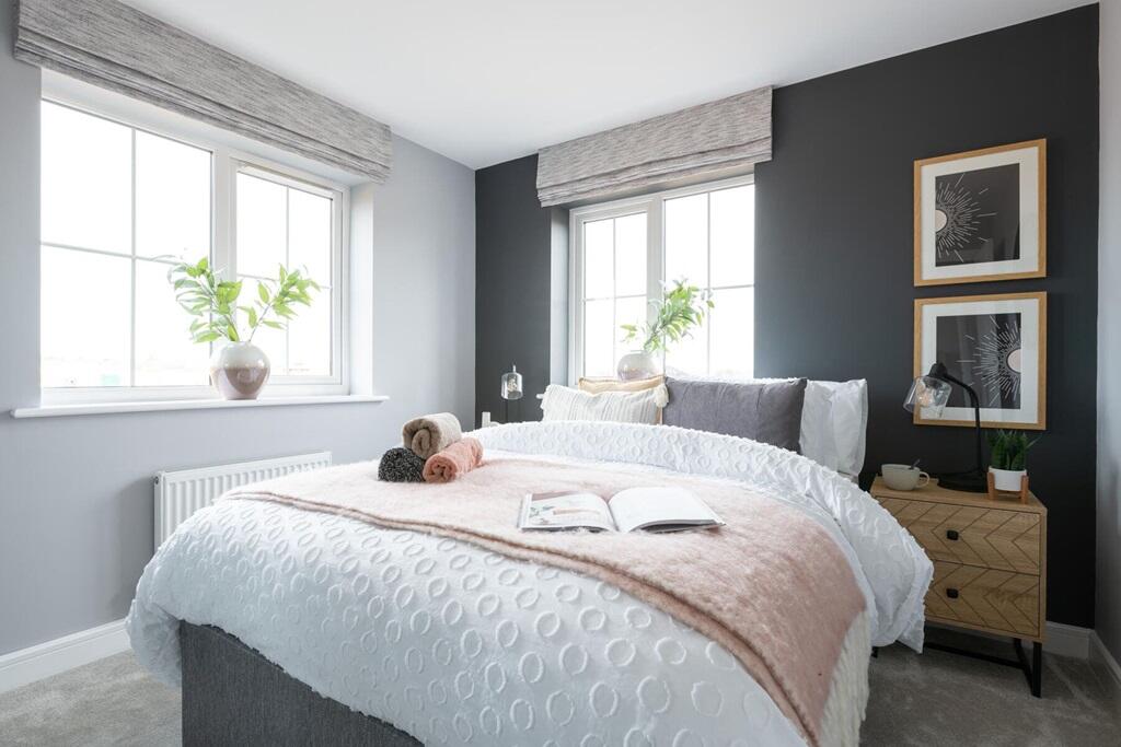 King-size main bedroom and lots of space for storage