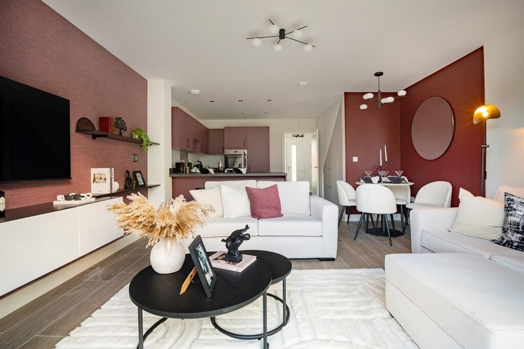 Open plan, sociable seating area