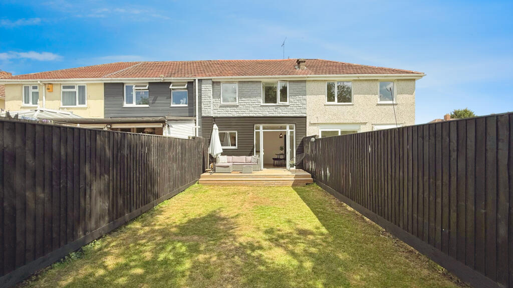 Rear of the property