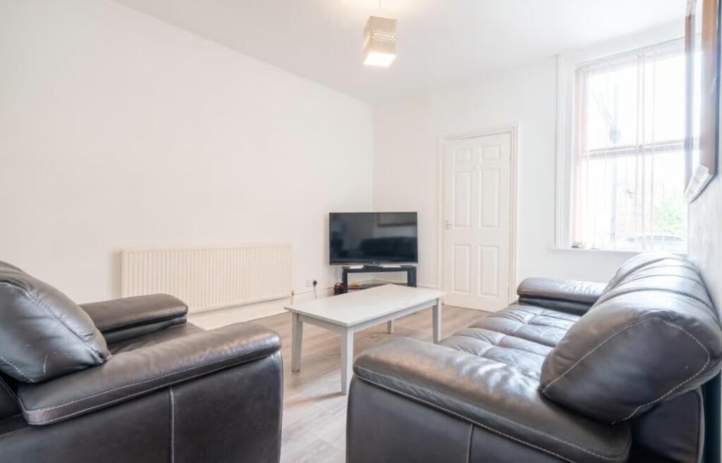 Bright and inviting living room featuring moder...