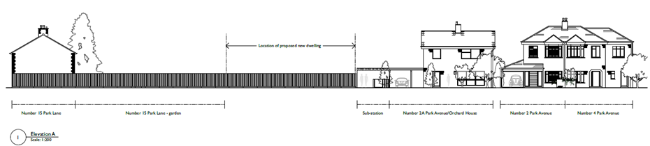 thumbnail_West Elevation Street Scene As Existing 