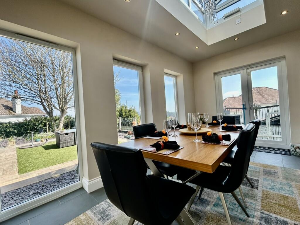 Dining Area out to Gardens