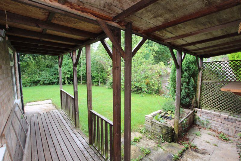 Rear covered patio/deck