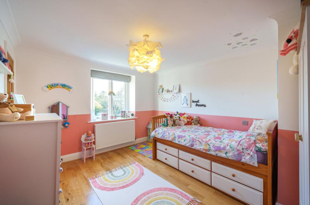 Double bedroom with large storage cupboard 