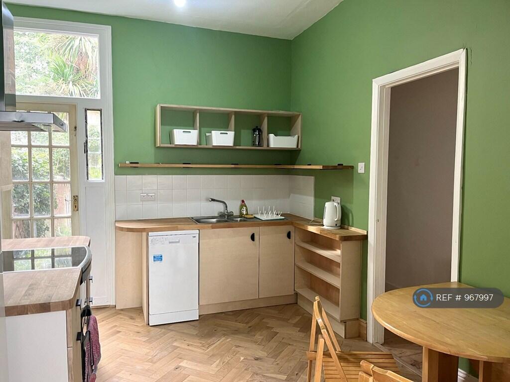 Bright Kitchen With Garden Outlook