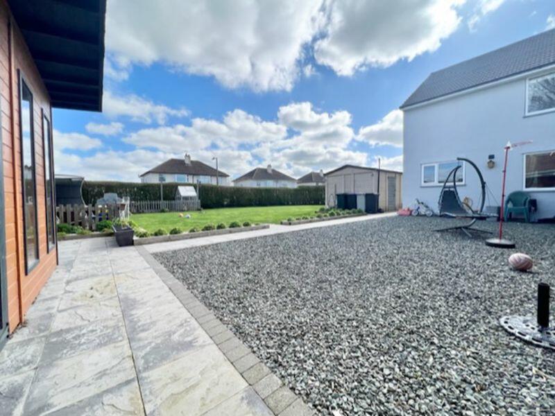 Gravel garden to lawn